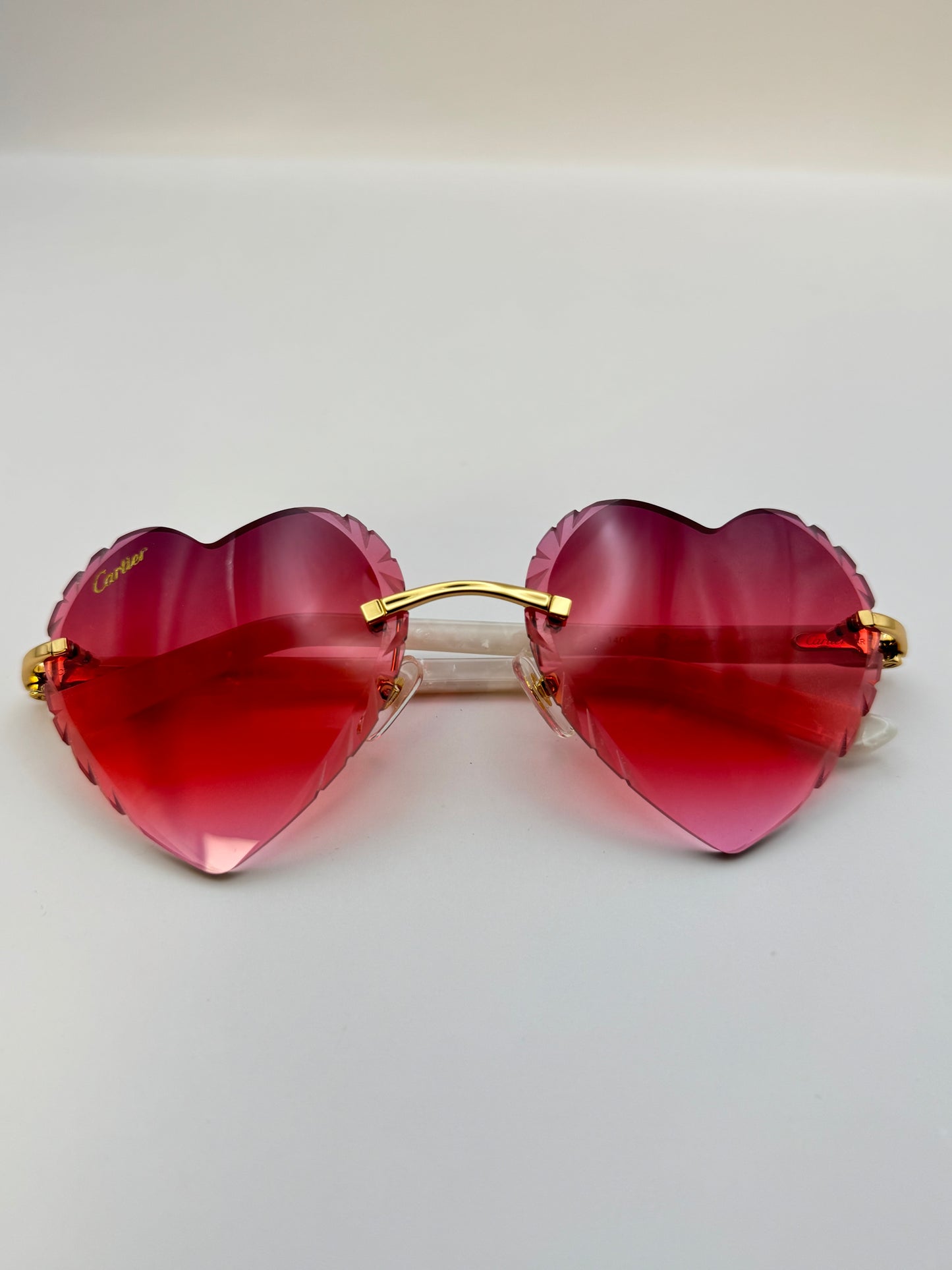 acetate Heart sunglasses