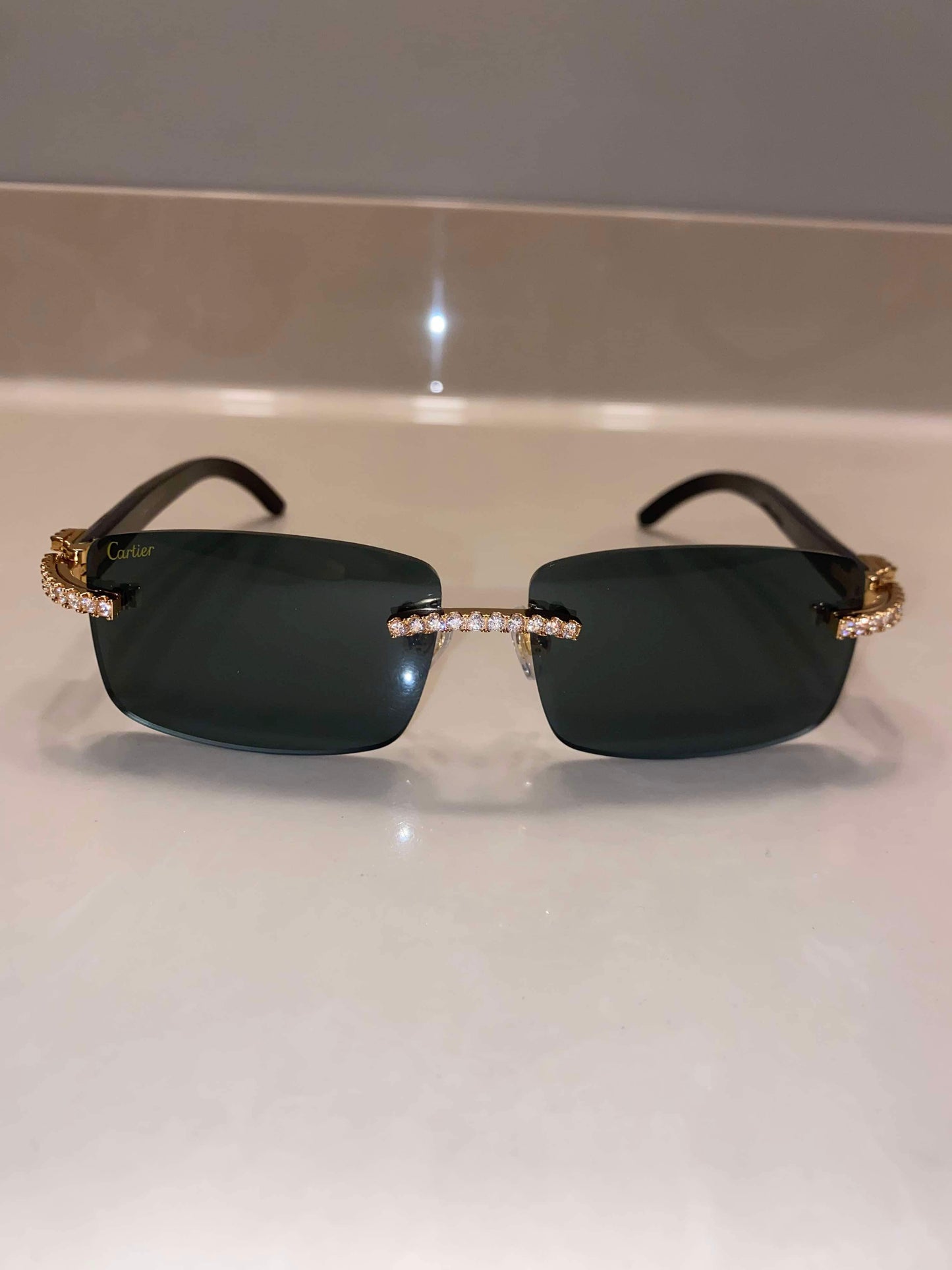 Moissanite white buffs Sunglasses