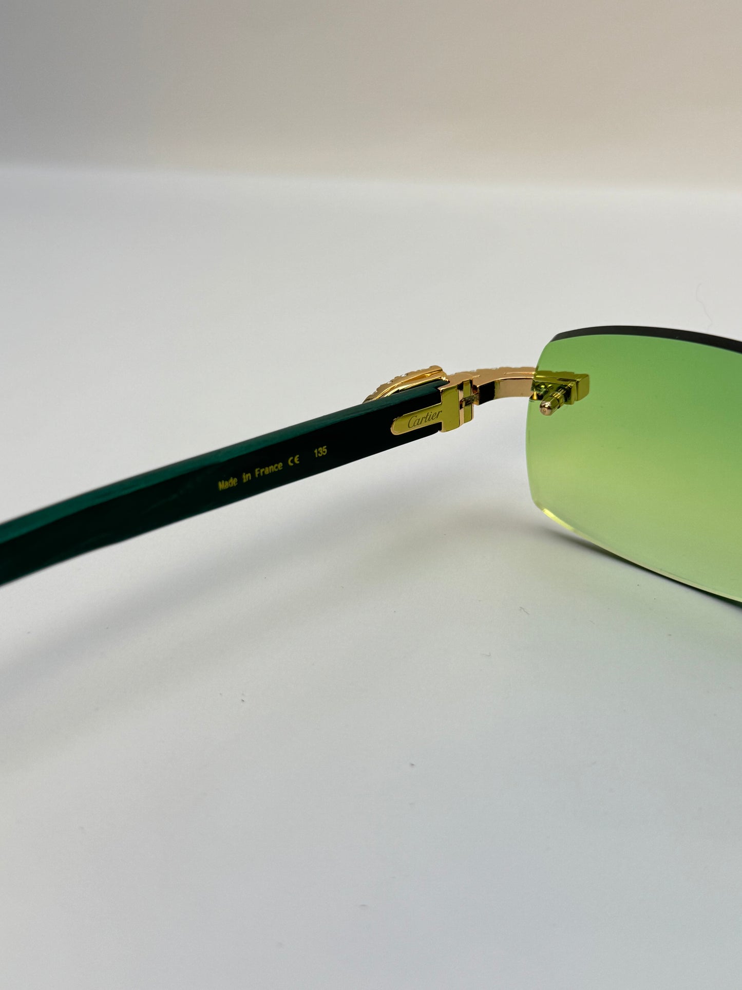 Moissanite Green wood Sunglasses