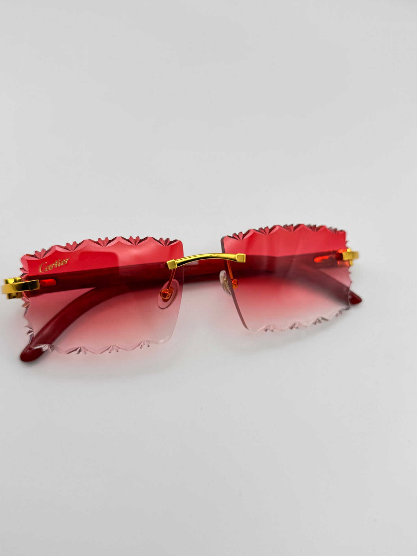 Red Wood Glasses
