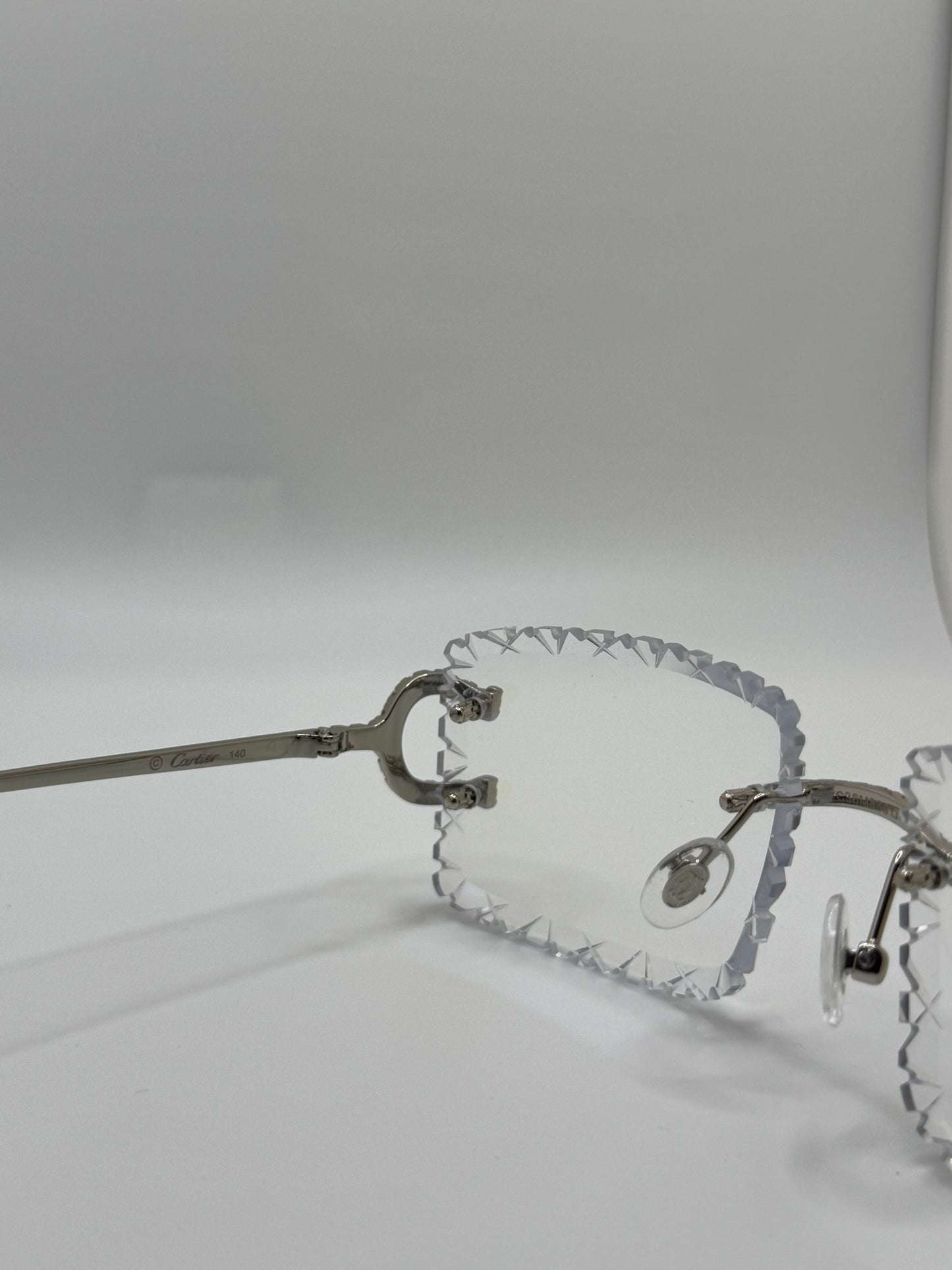 Custom Big C moissanite wires