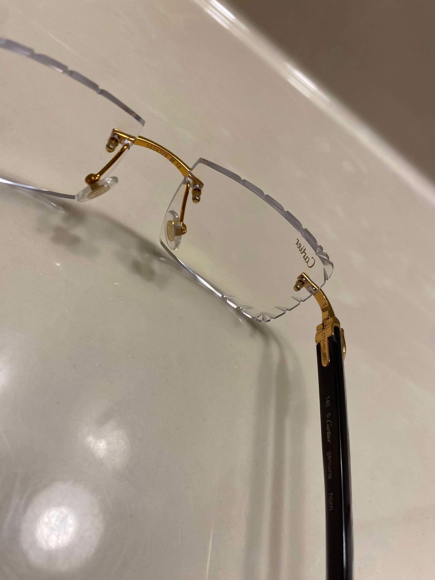 White buffs diamond cut