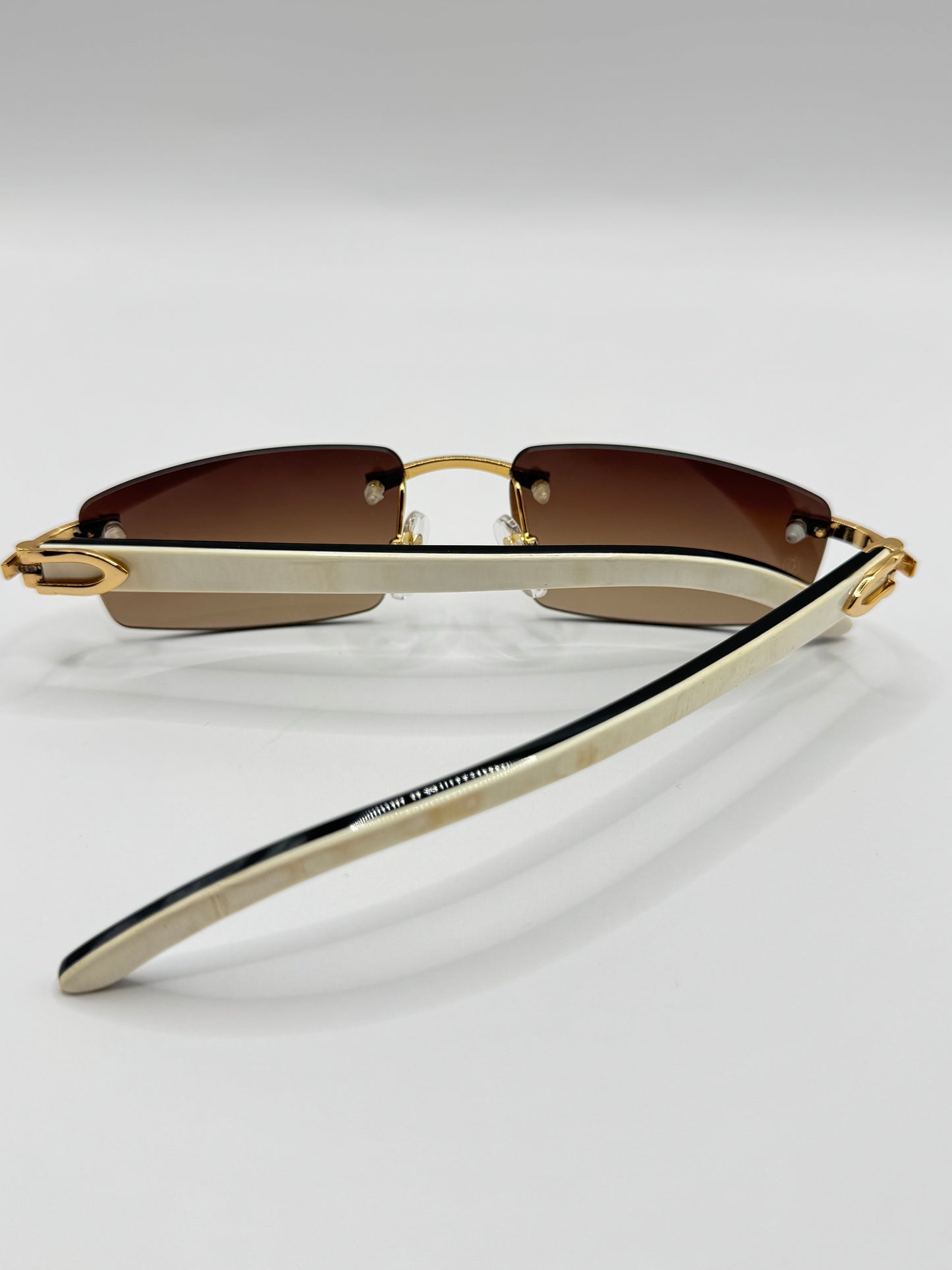 White buff Sunglasses 54mm