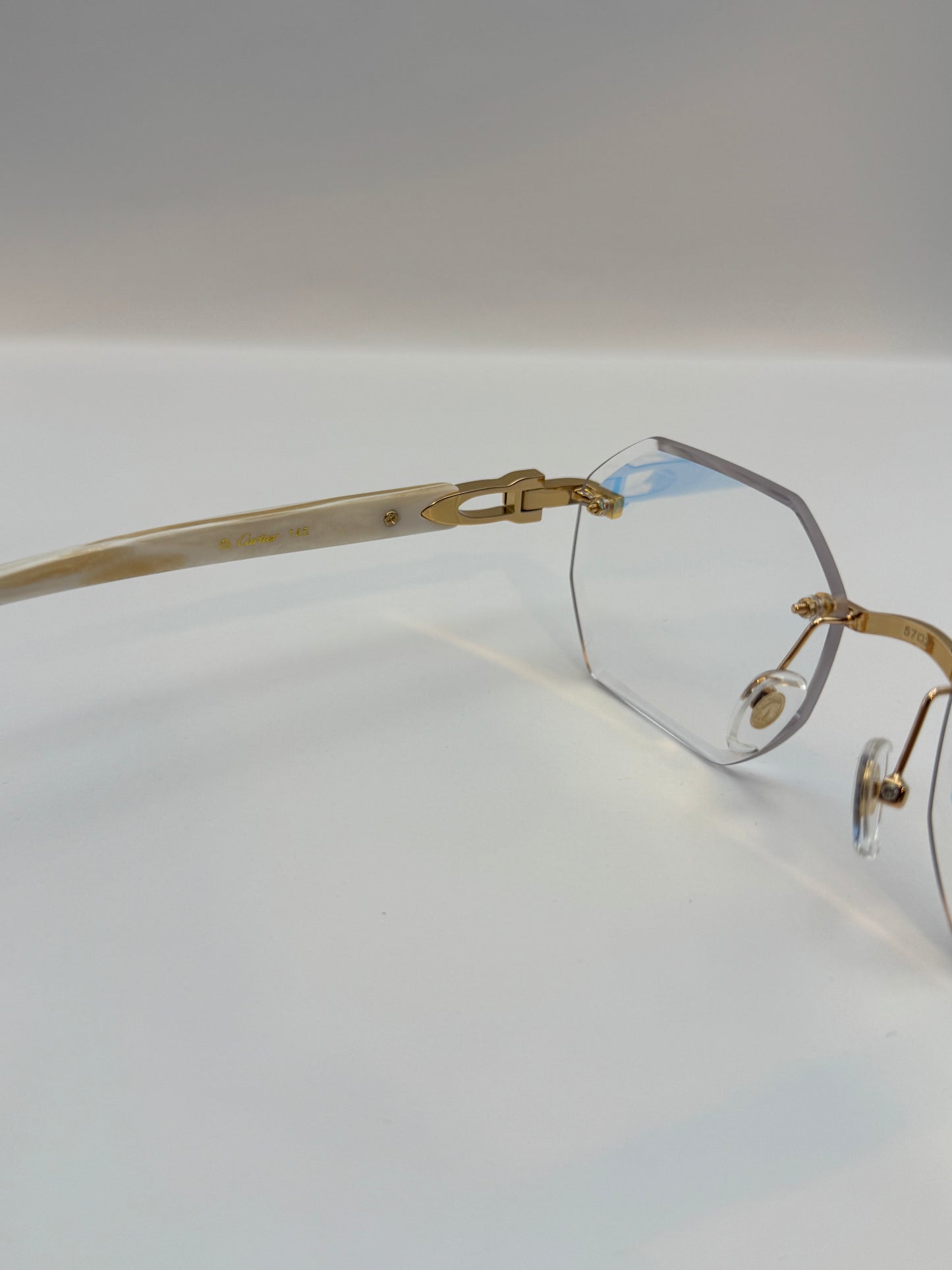 White Acetate sunglasses