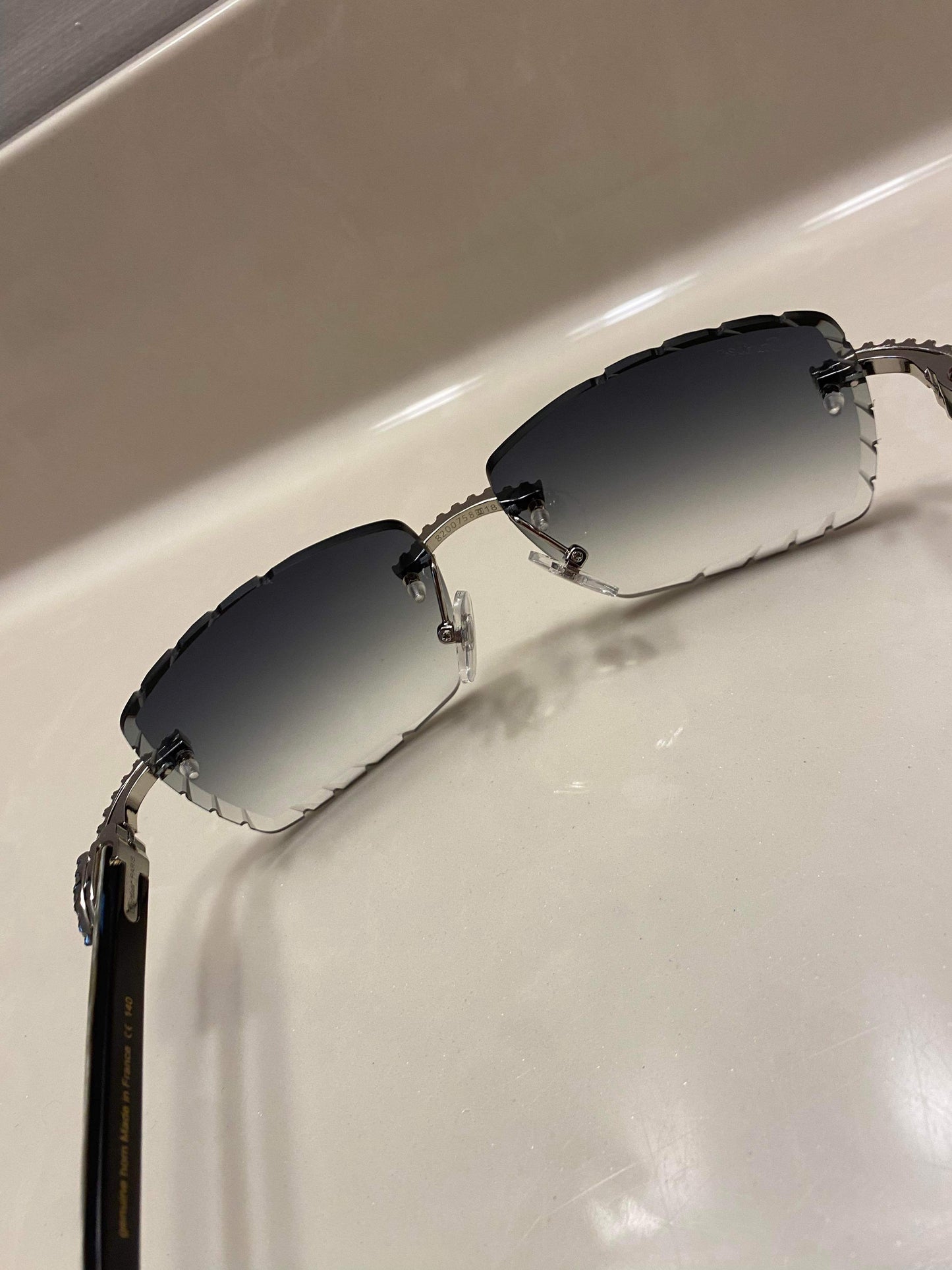 Made to order: Iced out moissanite Sunglasses