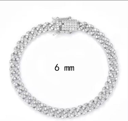 Moissanite Cuban Bracelet