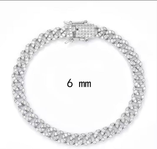 Moissanite Cuban Bracelet