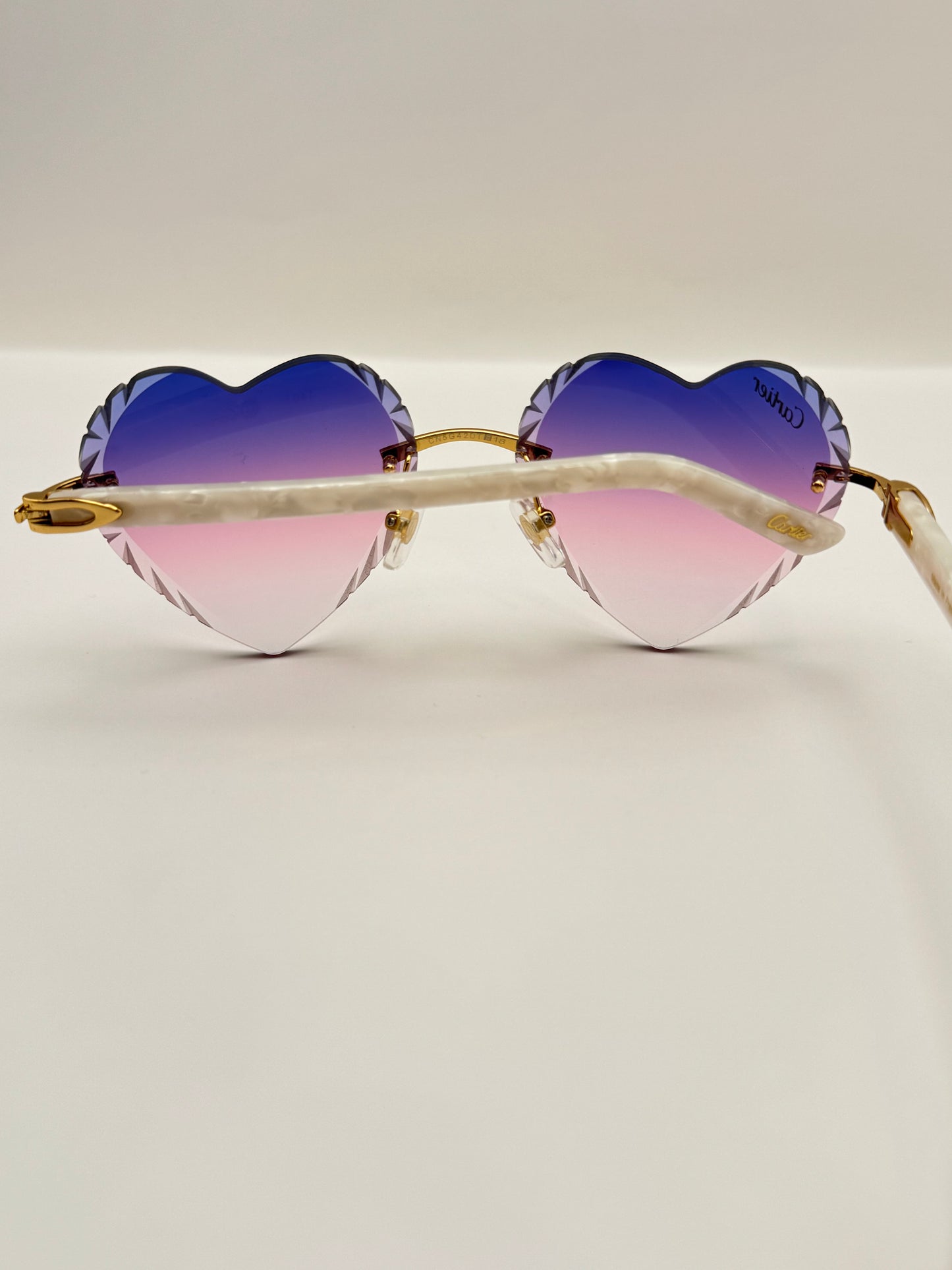 acetate Heart sunglasses