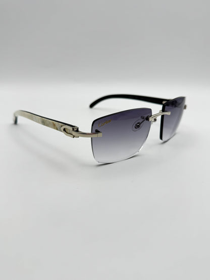 White buffs Sunglasses