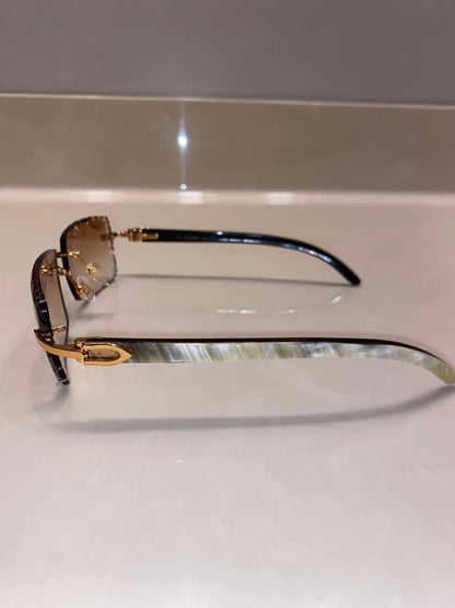 Rimless buffs Sunglasses Detroit style