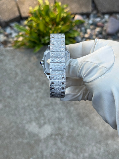 Custom Moissanite watch