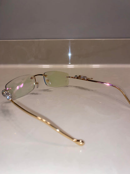 Iced out Panther Glasses