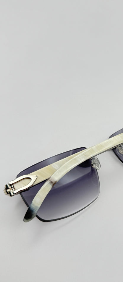 White buffs Sunglasses