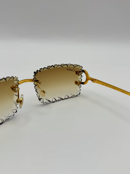 Big C moissanite Sunglasses