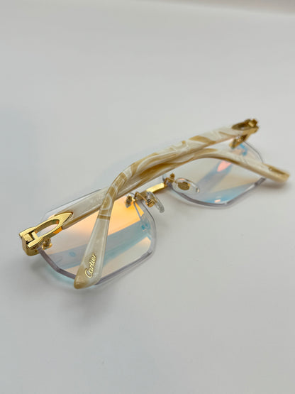White Acetate sunglasses