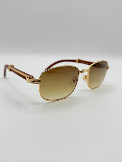Vintage Wood Glasses
