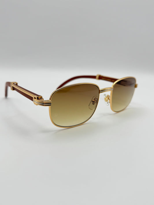 Vintage Wood Glasses