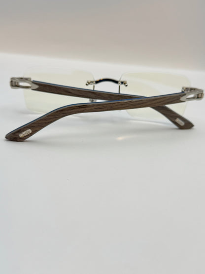 Grey Wood glasses