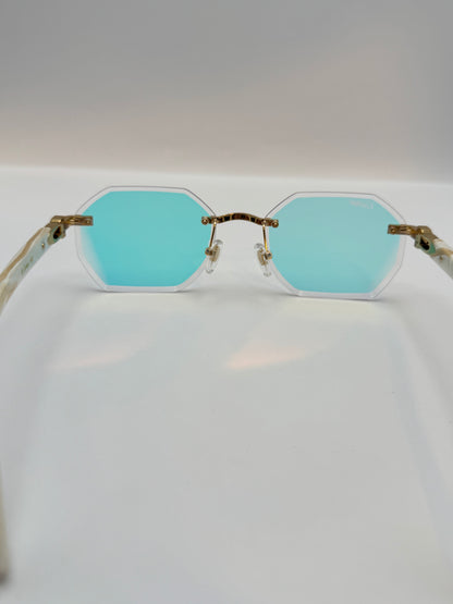 White Acetate sunglasses
