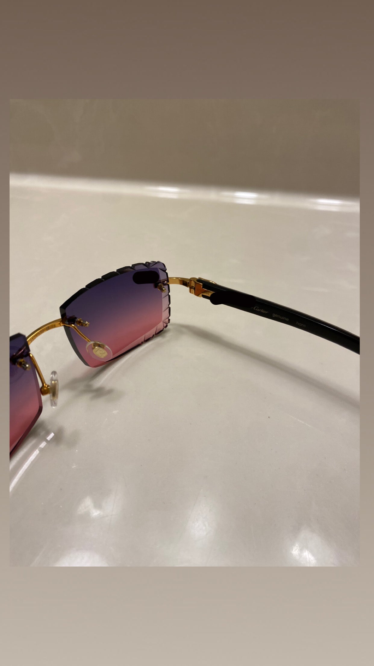 Rimless buffs Sunglasses Detroit style