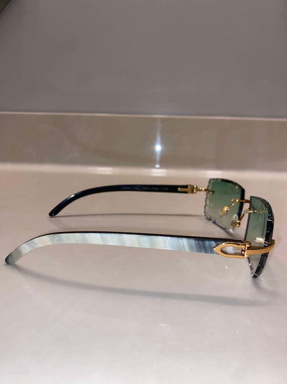 Rimless buffs Sunglasses Detroit style