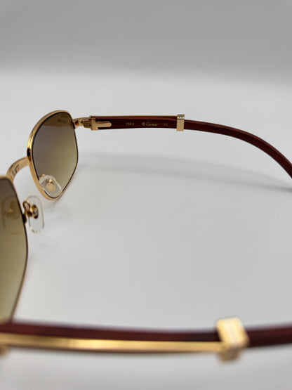 Vintage Wood Glasses