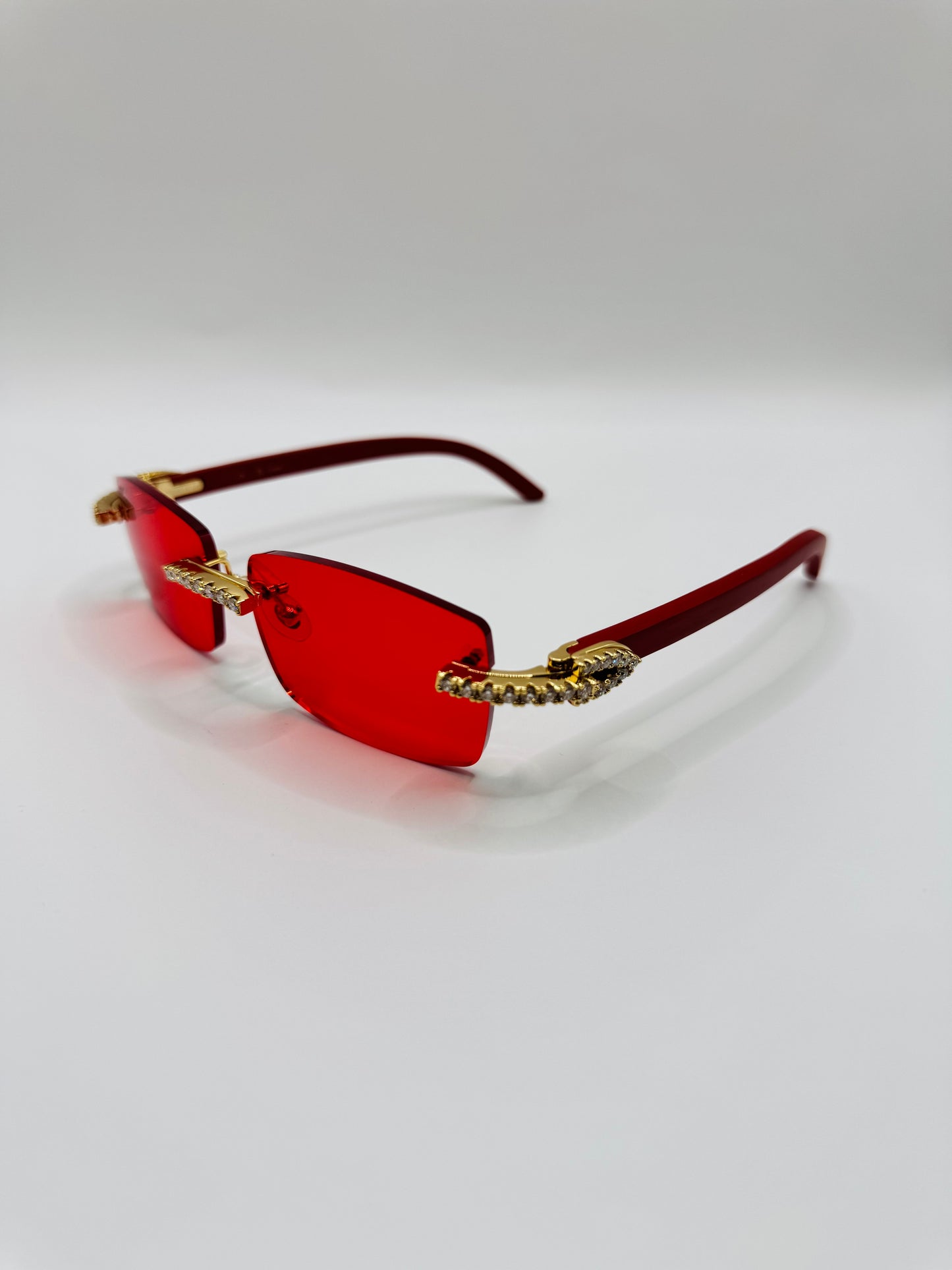 Moissanite Red wood Sunglasses
