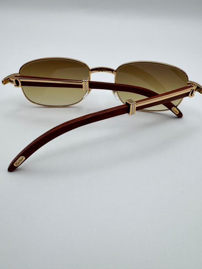 Vintage Wood Glasses