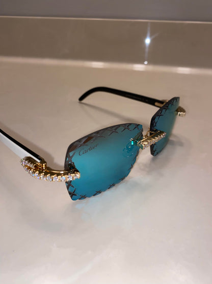 Custom moissanite mirror white buffs