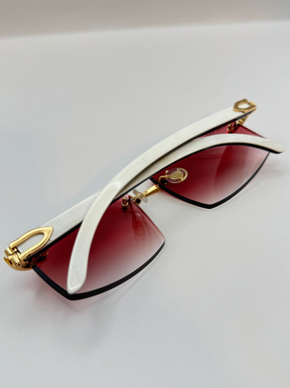 White Buff Sunglasses 57mm