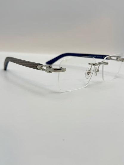 Grey Wood glasses