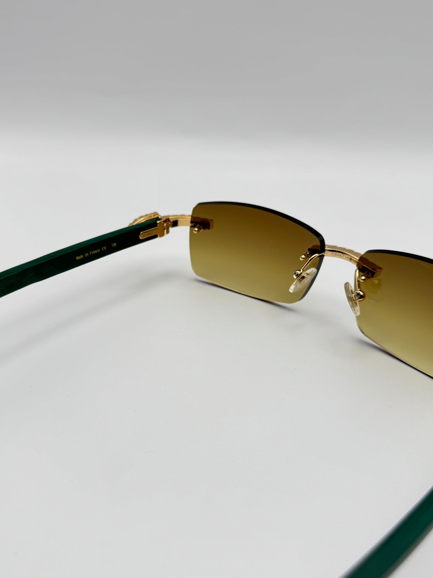 Moissanite Green wood Sunglasses