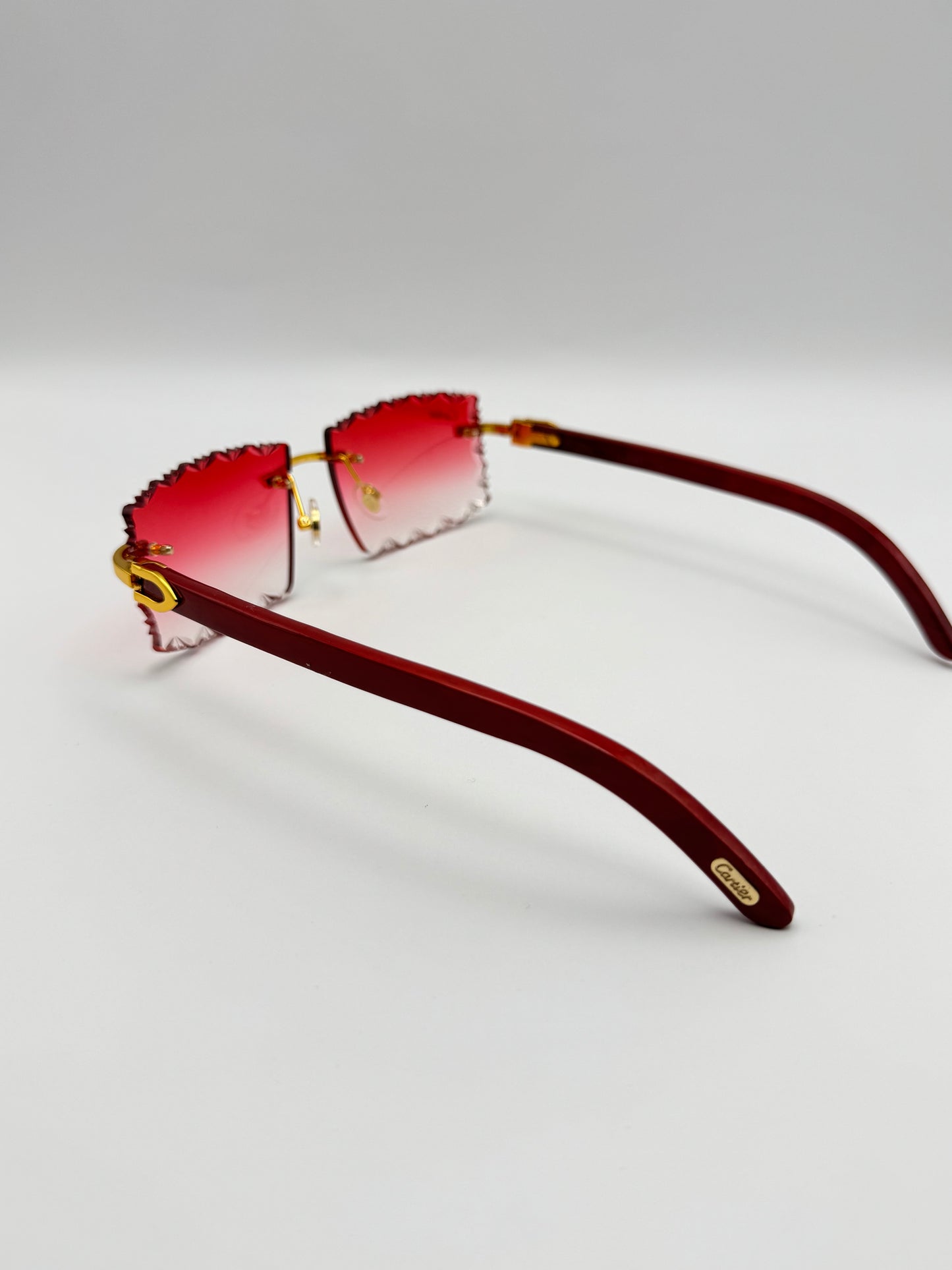 Red Wood Glasses