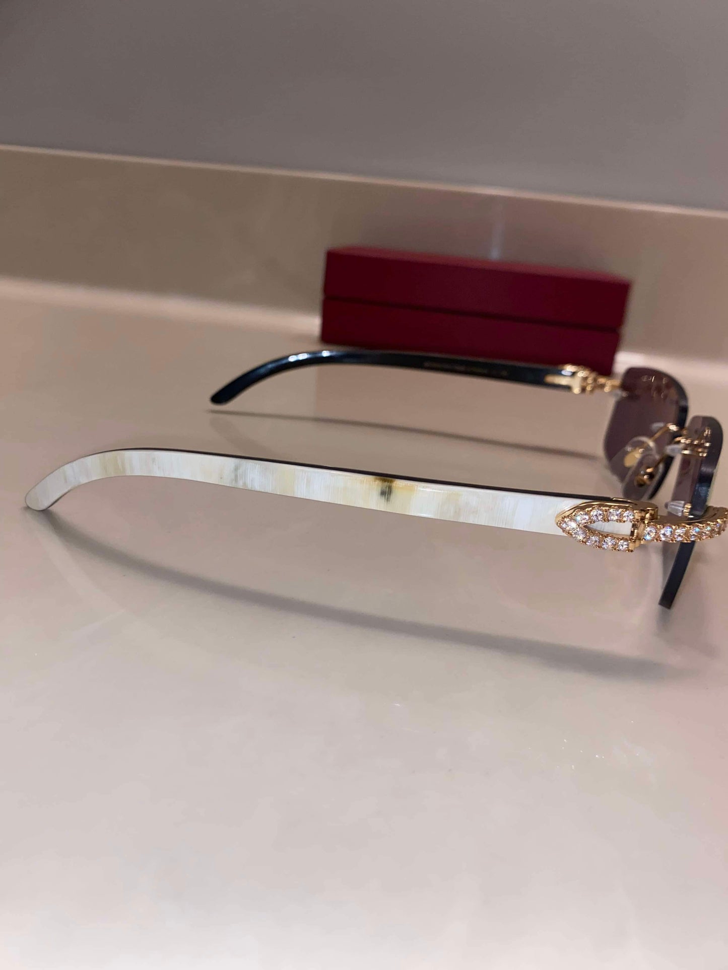 Moissanite Rimless buffs Sunglasses