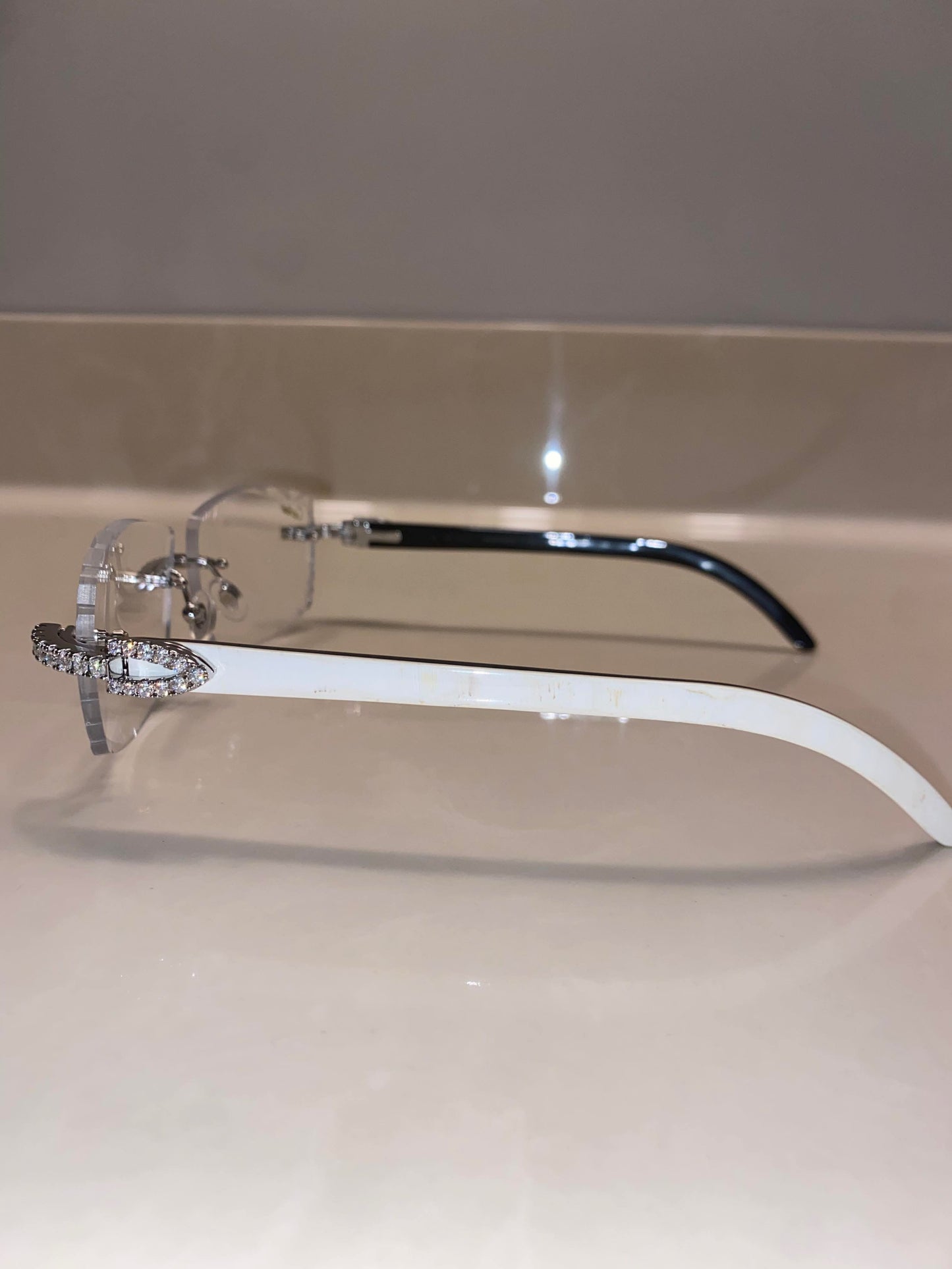 Moissanite white buffs