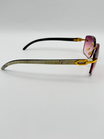 White buffs Sunglasses