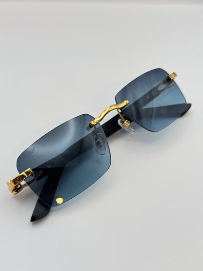Black Wood glasses