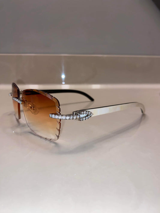 Made to order: Iced out moissanite Sunglasses