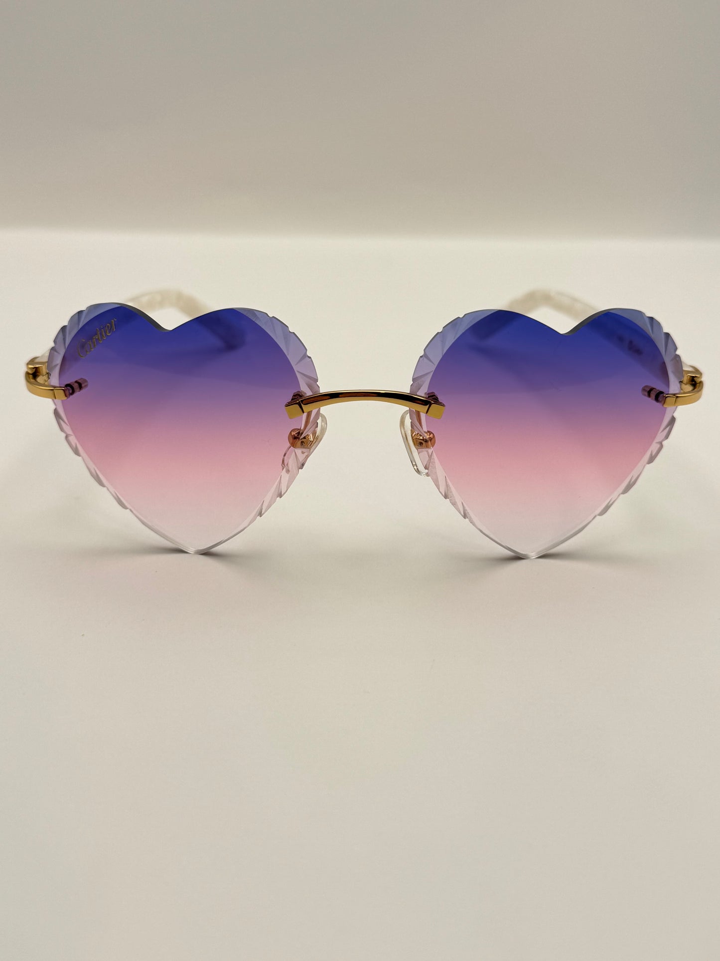 acetate Heart sunglasses