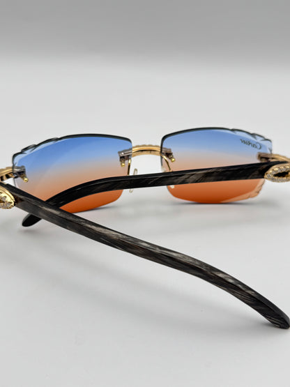 Moissanite Black buff Sunglasses