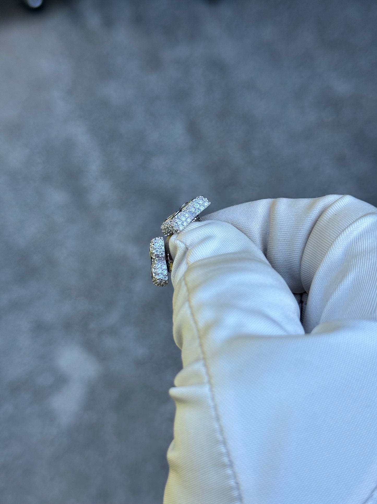 Moissanite flower Earrings