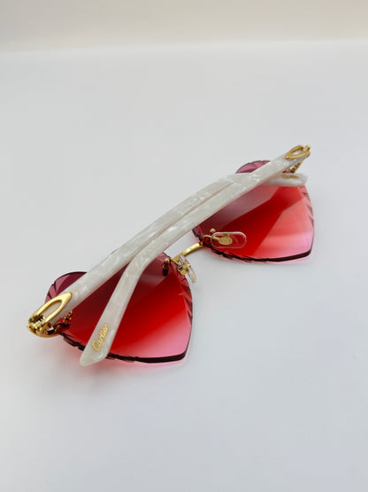 acetate Heart sunglasses