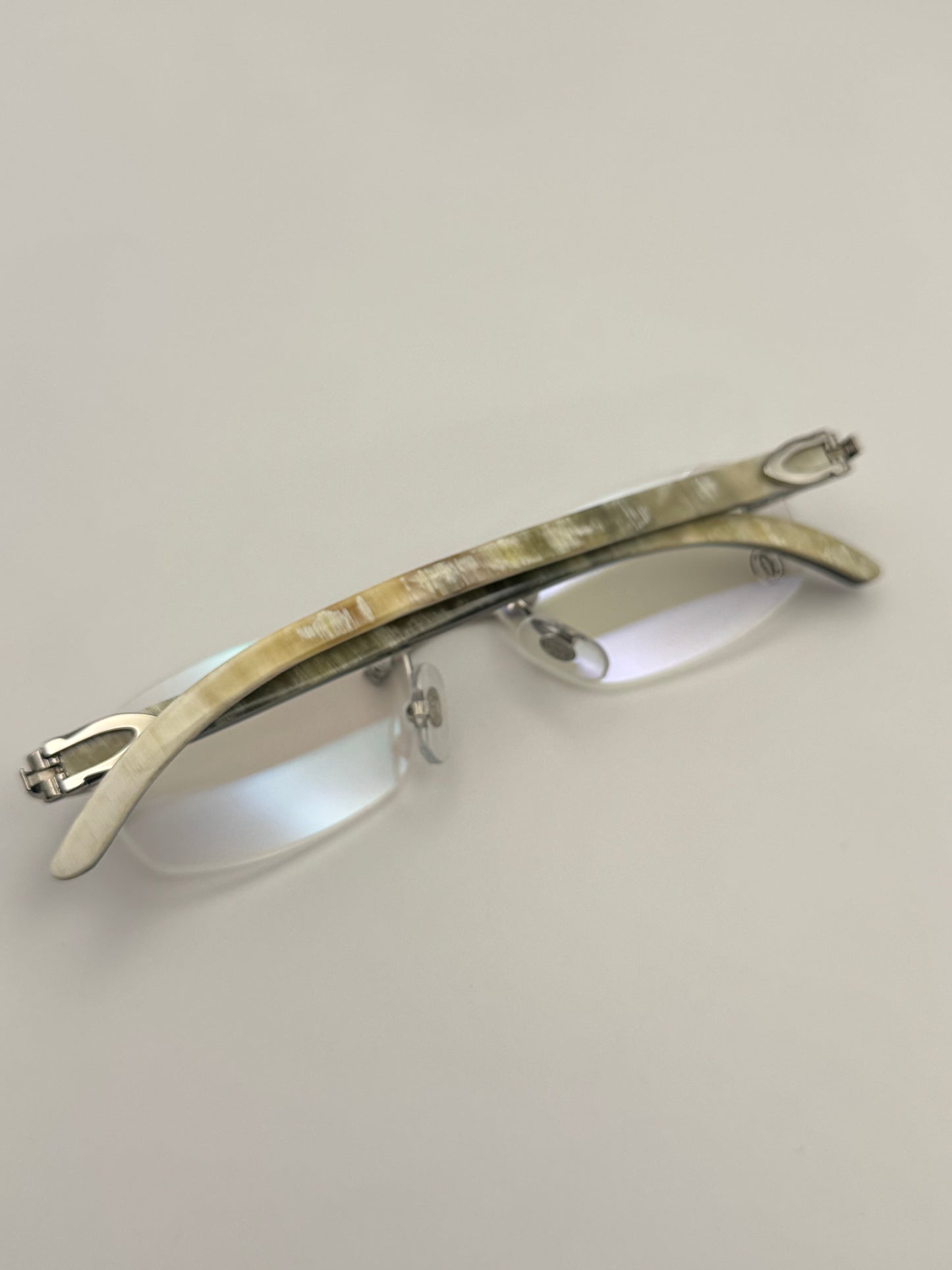 White buff Sunglasses 53mm