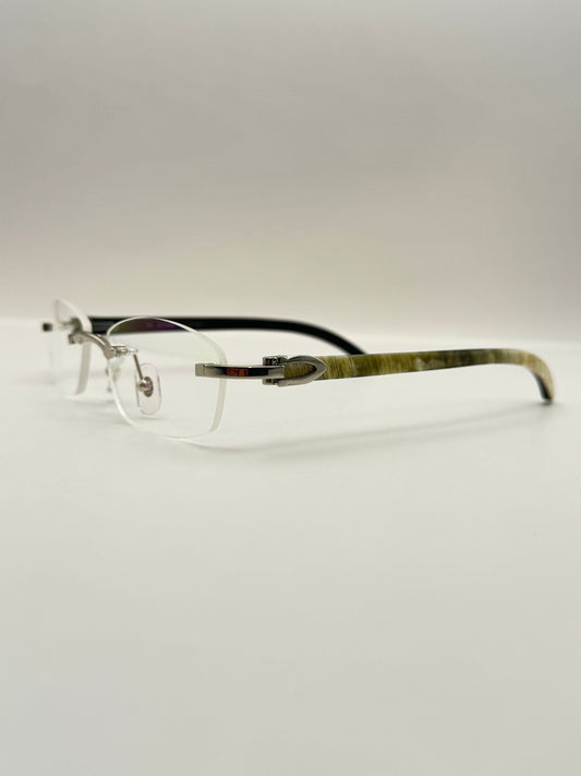 White buff Sunglasses 53mm