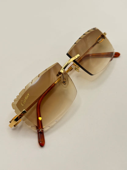 Metal Wire Sunglasses 57mm