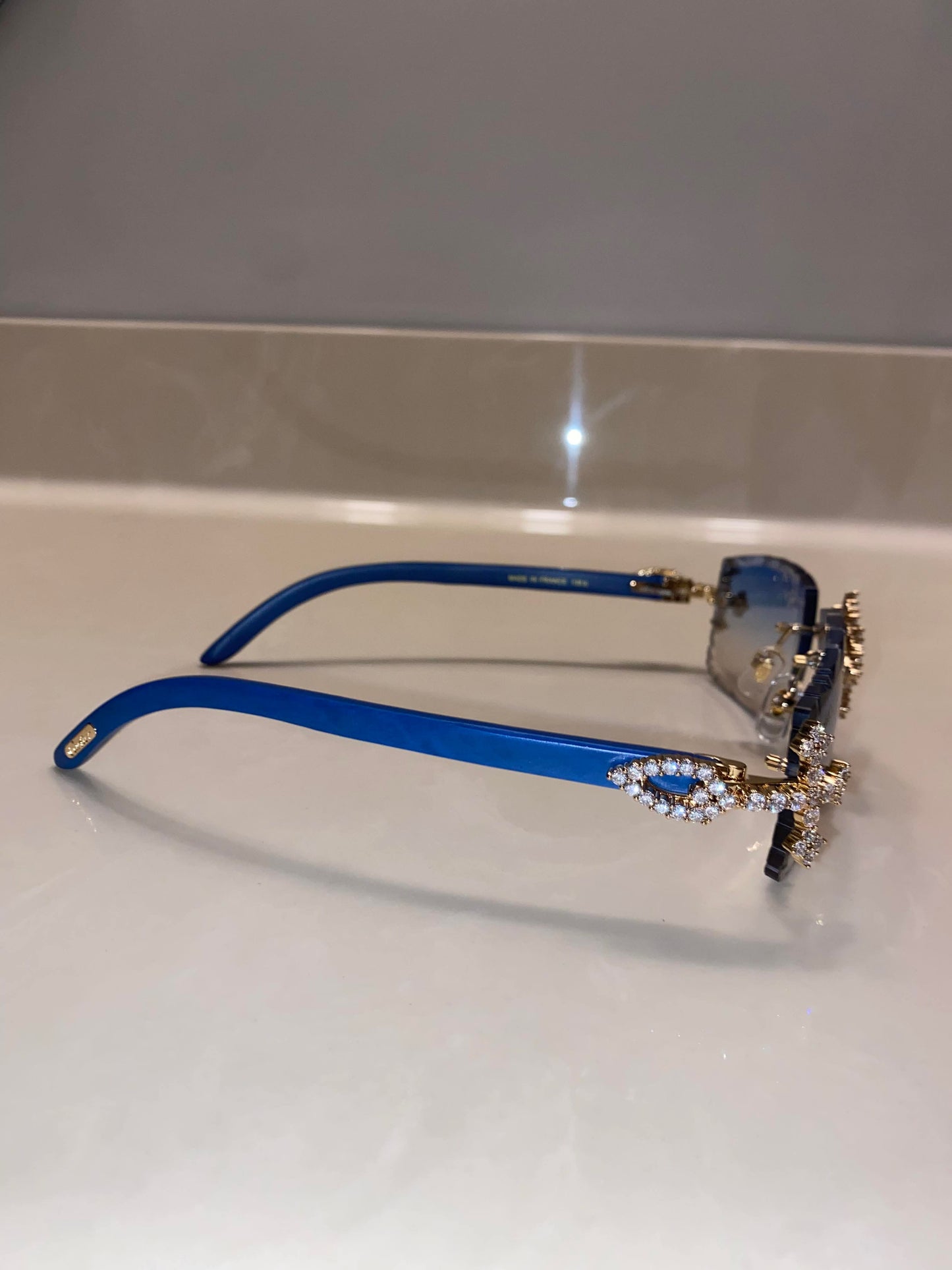 Iced out Cross glasses