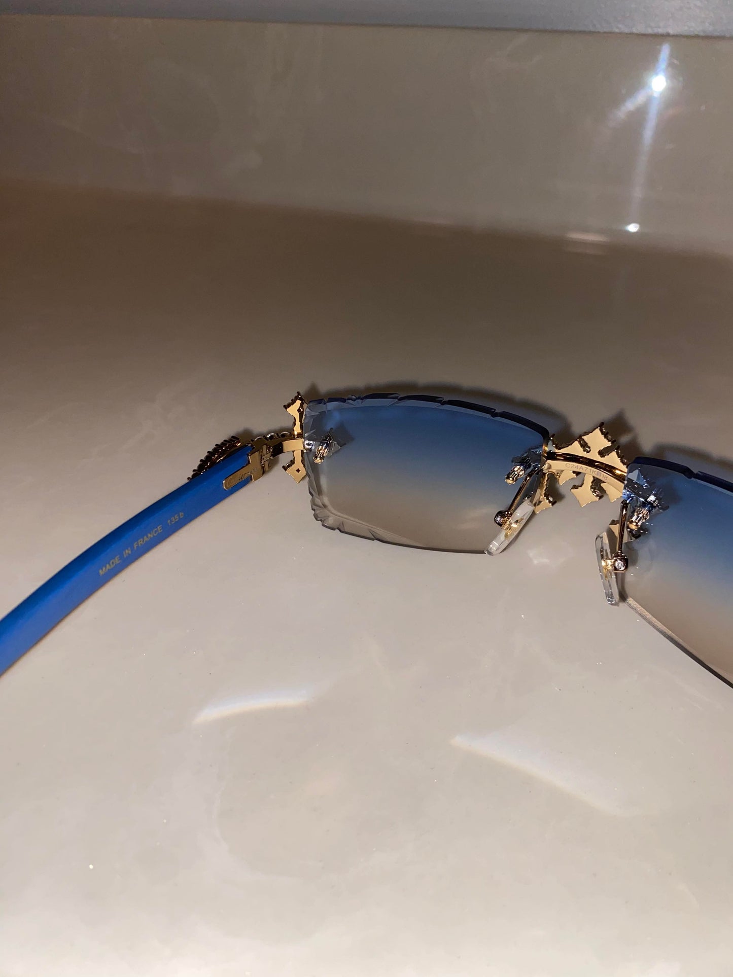 Iced out Cross glasses