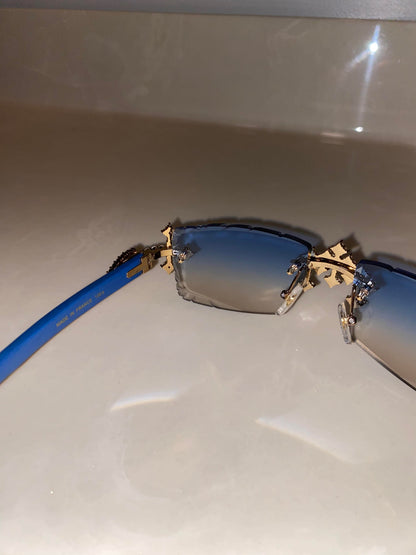 Iced out Cross glasses