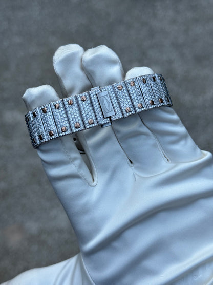 Custom Moissanite watch