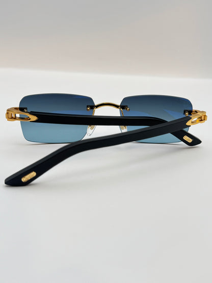 Black Wood glasses